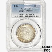 1926 Sesquincentennial Half Dollar PCGS MS64