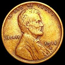 1914-D Wheat Cent CLOSELY UNCIRCULATED