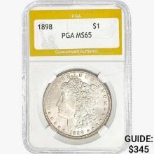 1898 Morgan Silver Dollar PGA MS65