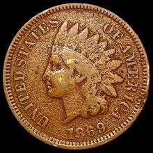 1869 Indian Head Cent LIGHTLY CIRCULATED