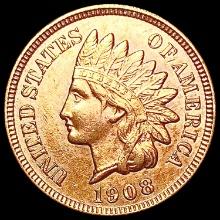 1908 RED Indian Head Cent UNCIRCULATED