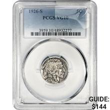 1926-S Buffalo Nickel PCGS VG10