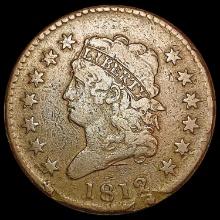 1812 Lg Date Classic Head Large Cent LIGHTLY CIRCU