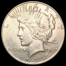 1935-S Silver Peace Dollar CHOICE AU