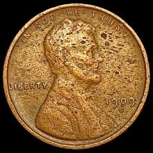 1909-S Wheat Cent LIGHTLY CIRCULATED