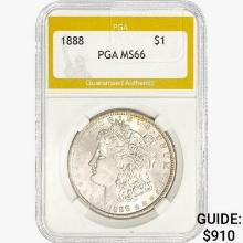 1888 Morgan Silver Dollar PGA MS66