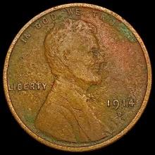 1914-S Wheat Cent NICELY CIRCULATED