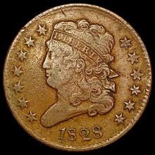 1828 Classic Head Half Cent LIGHTLY CIRCULATED