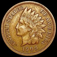 1909-S Indian Head Cent NEARLY UNCIRCULATED