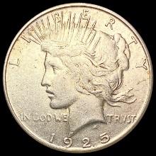 1925-S Silver Peace Dollar CLOSELY UNCIRCULATED