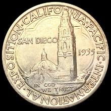 1935-S San Diego Half Dollar UNCIRCULATED