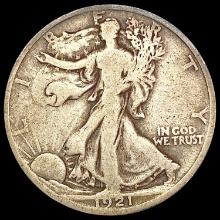 1921-D Walking Liberty Half Dollar NICELY CIRCULAT