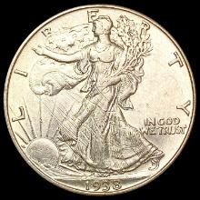 1938-D Walking Liberty Half Dollar HIGH GRADE