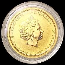 2014 Australia 1/10oz Gold $15 GEM PROOF