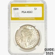 1899 Morgan Silver Dollar PGA MS63