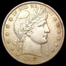 1912-D Barber Half Dollar CLOSELY UNCIRCULATED