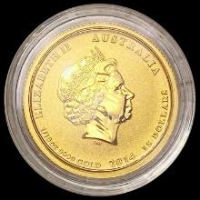 2014 Australia 1/10oz Gold $15 GEM PROOF