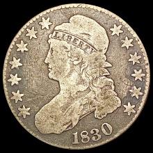 1830 Capped Bust Half Dollar NICELY CIRCULATED