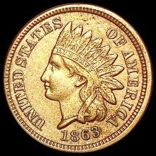 1863 Indian Head Cent CHOICE AU