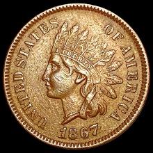 1867 Indian Head Cent CLOSELY UNCIRCULATED