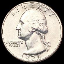 1936-D Washington Silver Quarter UNCIRCULATED