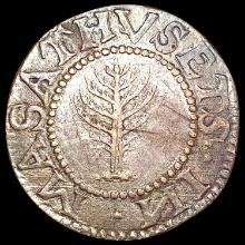 1952 G. Britain Pine Tree Shilling NEARLY UNCIRCUL