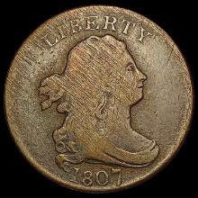 1807 Draped Bust Half Cent NICELY CIRCULATED