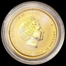 2014 Australia 1/10oz Gold $15 GEM PROOF