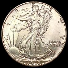 1942 Walking Liberty Half Dollar UNCIRCULATED