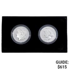 2023 Morgan and Peace Dollar Rev. Proof Set [2 Coi