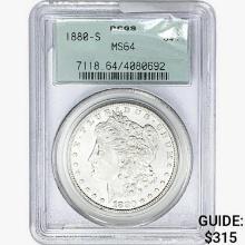 1880-S Morgan Silver Dollar PCGS MS64