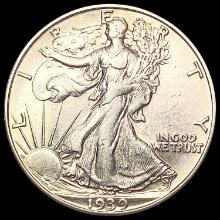 1939-D Walking Liberty Half Dollar CLOSELY UNCIRCU