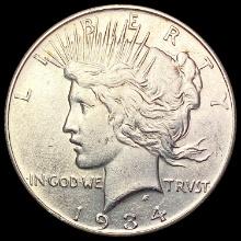 1934-D Silver Peace Dollar CLOSELY UNCIRCULATED