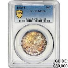 1895-S Barber Half Dollar PCGS MS66