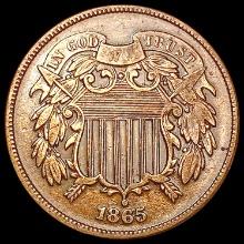 1865 Two Cent Piece CLOSELY UNCIRCULATED