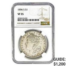 1896-S Morgan Silver Dollar NGC VF35