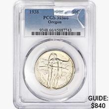 1938 Oregon Trail Half Dollar PCGS MS66