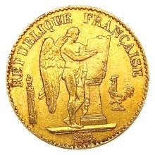 1878 France .1867oz Gold 20 Francs LIGHTLY CIRCULA