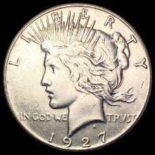 1927 Silver Peace Dollar CLOSELY UNCIRCULATED