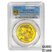 2013-W $50 1oz. Gold Buffalo PCGS PR69 REV PR