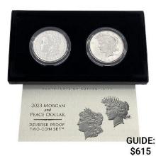 2023 Morgan and Peace Dollar Rev. Proof Set [2 Coi