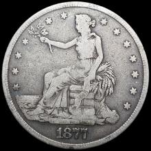 1877-S Silver Trade Dollar NICELY CIRCULATED