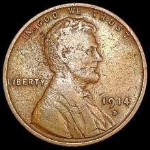 1914-D Wheat Cent NEARLY UNCIRCULATED