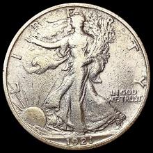 1921-S Walking Liberty Half Dollar LIGHTLY CIRCULA