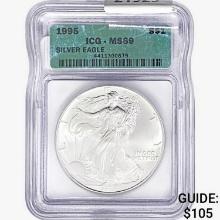 1995 Silver Eagle ICG MS69