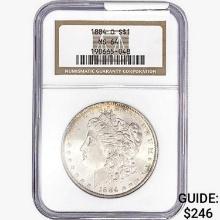 1884-O Morgan Silver Dollar NGC MS64