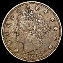 1912 Liberty Victory Nickel NEARLY UNCIRCULATED