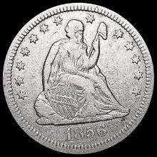 1856-O Seated Liberty Quarter LIGHTLY CIRCULATED