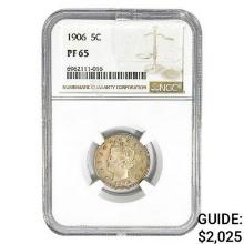 1906 Liberty Victory Nickel NGC PF65