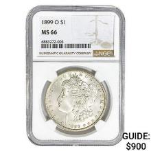 1899-O Morgan Silver Dollar NGC MS66